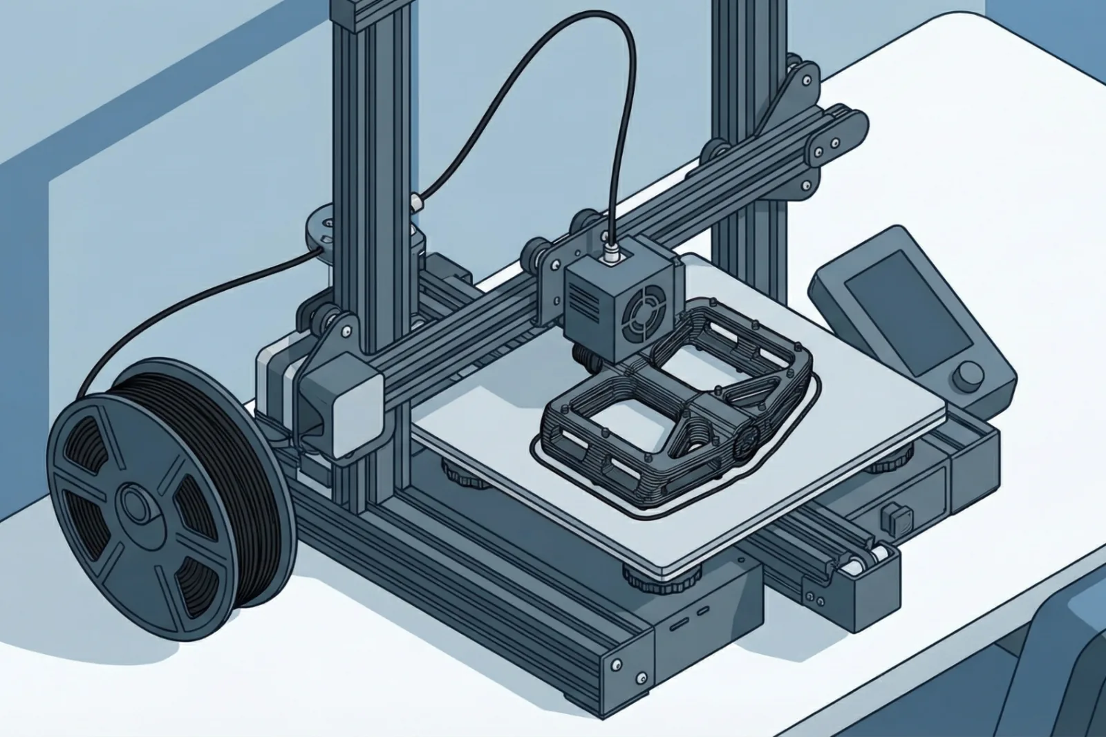 Drukarka 3D w pracy